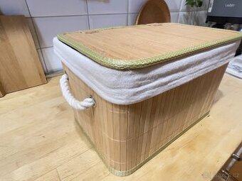 Větší bambusový box s víkem