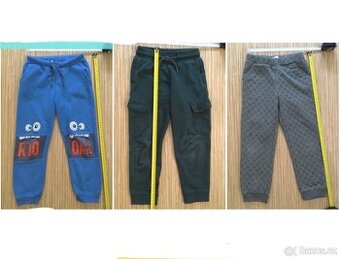 Tepláky vel. 110/116 a 122