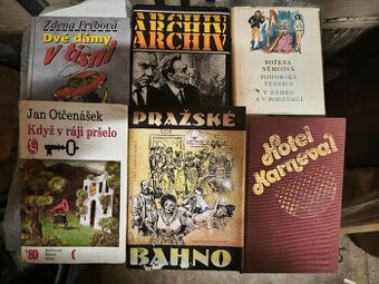 Knihy různých žánrů -beletrie ap.