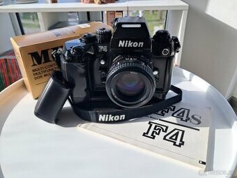 Nikon F4 + bohaté příslušenství.+ Nikkor 50/1,4