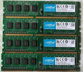 16GB DDR3-1600 PC3L-12800U CL11 1,35V+1,5V Crucial (4x4GB)