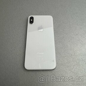 iPhone X 64GB silver, pěkný stav, 12 měsíců záruka - 1