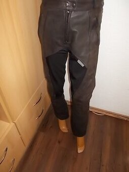 LUXUSNÍ DÁMSKÉ MOTO KOŽENÉ KALHOTY 100%STAV V.L