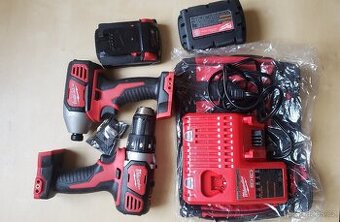 Milwaukee M18 rázový utahovák 1/4" a vrtacka-sroubovak