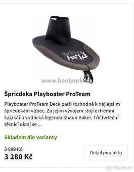 Špricdeka na kajak