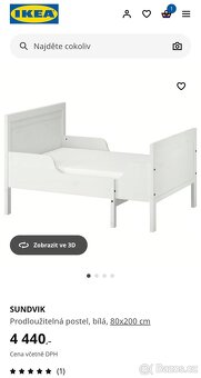 DOVOZ MOŽNÝ rostoucí postel ikea sundvik