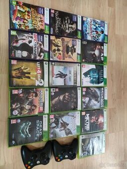 Prodej Xbox 360 s hrami a senzor Kinect