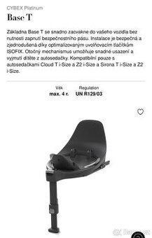 KOUPÍM základnu Cybex Base T