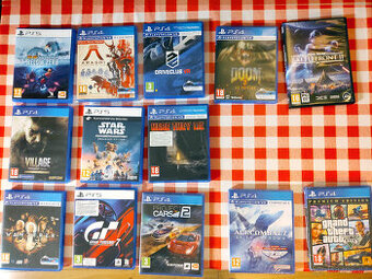 PS5, Playstation hry PS4 konzole, PC