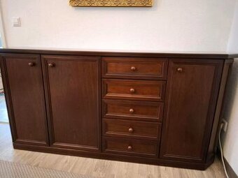 Komoda dřevěná masivní - délka 185 cm