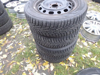 4x disk (5x114,3) zimní pneu 205/60 r16
