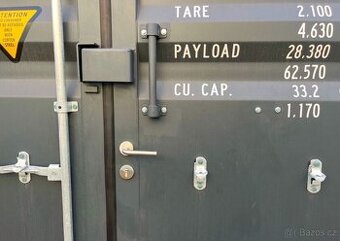 Lodní kontejner 20 - předělaný na sklad