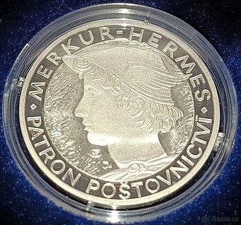 Medaile Praga 1998 Mezinárod. výstava známek - Merkur/Hermes