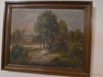 Romantický obraz krajiny