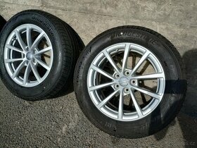 Prodám Alu disky Audi 17" s pneu Bridgestone