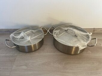 Nerezové kastroly 4 kusy