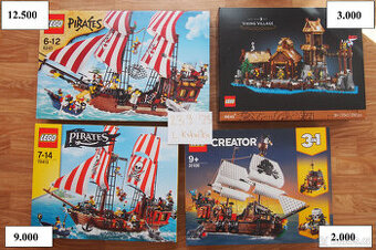 Prodám LEGO Pirates lodě MISB