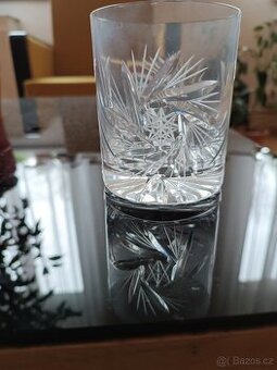 ručně broušené sklenice