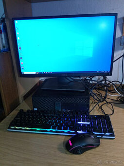 Prodám PC sestavu Dell 5050 SFF, i3 7100, 24"LCD