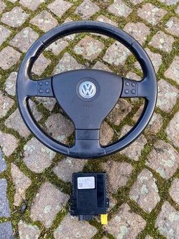 VW DSG multifunkční volant + podvolantová jednotka