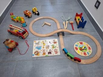 Set dřevěných hraček