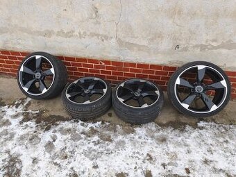 Alu kola R19, 5x112, Rotor, pneu letní 235/35