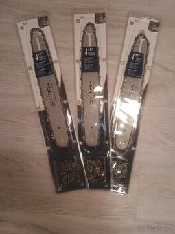 Lišta na řetězovou pilu na dřevo 40cm 16" +2 řetězy