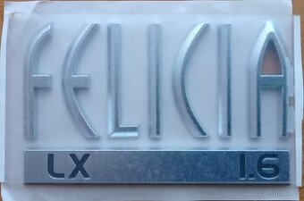 ORIGINÁLNÍ NÁPIS ŠKODA FELICIA LX 1.6