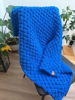 Ručně pletená deka pro miminko