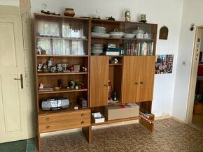 RETRO - OBÝVACÍ STĚNA ČTYŘDÍLNÁ