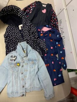 Oblečení pro holčičku od 5-6 let, cca 100 ks + boty