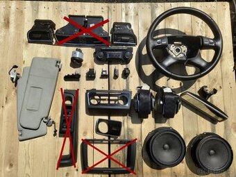 Díly interiéru Superb II