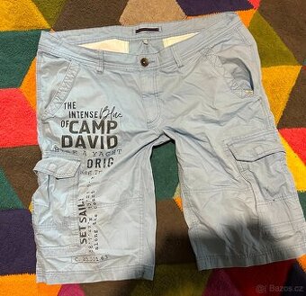CAMP DAVID STYLOVÉ PÁNSKÉ KRÁSNÉ BERMUDY-ŠORTKY-KRAŤASE-XXL
