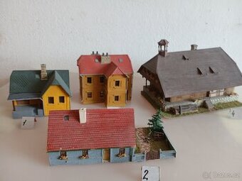 Budovy k modelové železnici HO 1:87