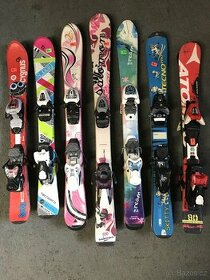 Dětské lyže 80, 90 a 100 cm a lyžáky 26-36