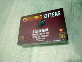 Prodám společenskou karetní hru Exploding Kittens