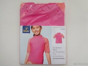 UV tričko vel. 134/140, koupací plenky - 1