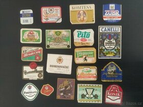 Pivní etikety staré + ZDARMA na výměnu - 1