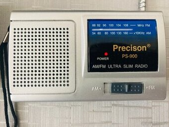 Kapesní rádio Precision, nové včetně sluchátek
