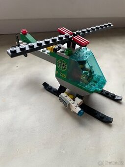 Lego 3x vrtulník, letadlo, bagr