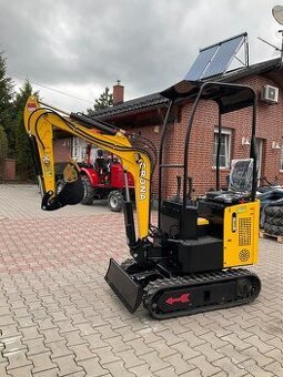 minibagr CR90 se lžící 40 cm, pásový bagr 930 kg