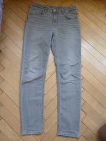 Džíny šedé Skinny Fit, vel. 170
