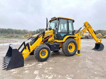 traktorbagr 4x4 JCB 3CX--55kW--1215mth--tři lopaty.