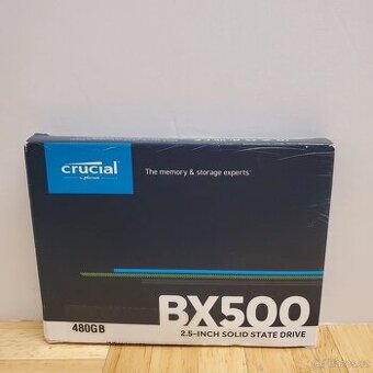 Nový SSD CRUCIAL BX500 CT480GB
