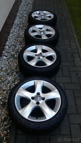 Nová Alu kola "16" originál Opel + novė pneu Continental