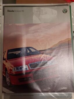 Skoda Octavia Rs 1.8t originální prospekt a ceník