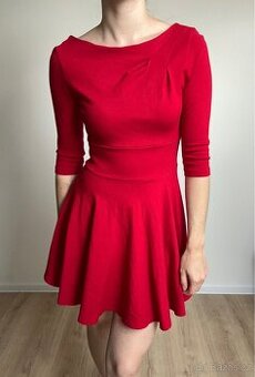 Dámské červené šaty vel. S, zn. ASOS