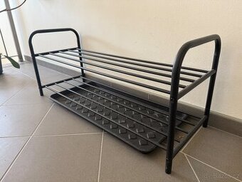 Botník HALS 2 police černá