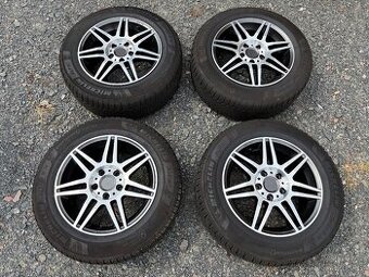 225/55r16 ZIMNÍ SADA MERCEDES W212 PNEU MICHELIN 6-7MM