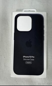 Originál Apple IPhone 15 PRO silicone case black